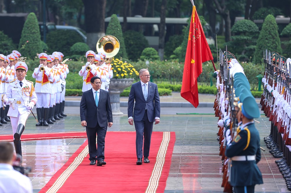 thu tuong pham minh chinh chu tri le don hoi dam voi thu tuong australiaanthony albanese hinh 2